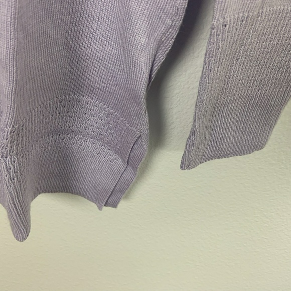 A New Day Sweater Lightweight Purple Sz: M - Picture 3 of 7